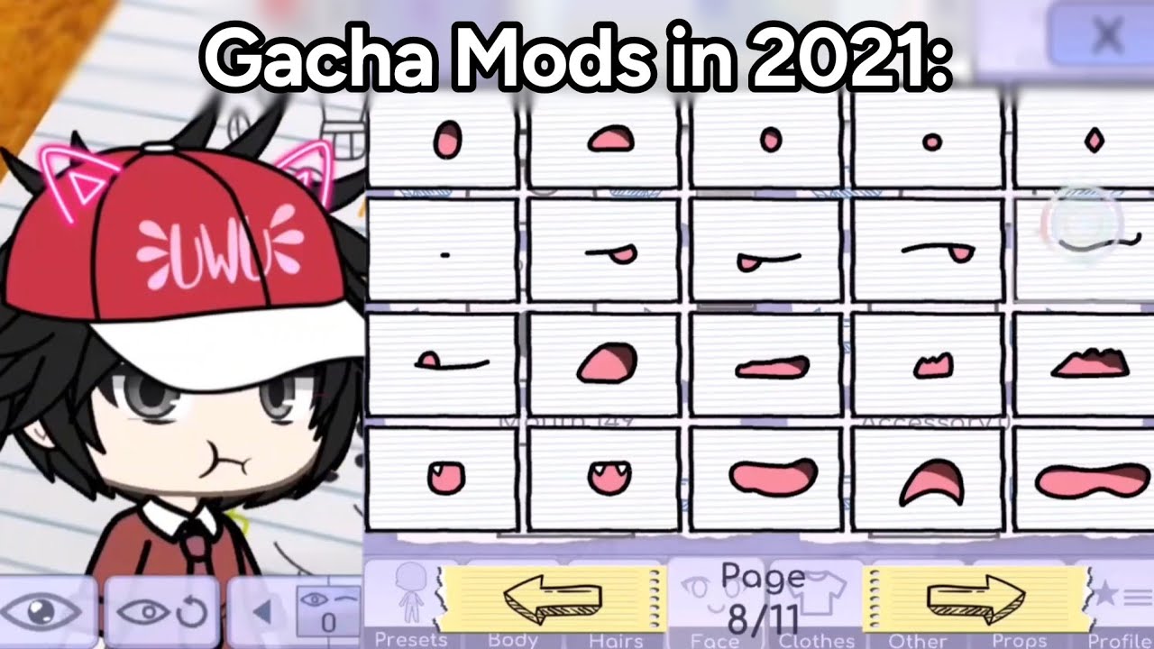 Gacha Mods ЗА ГОДЫ: 😨👈
