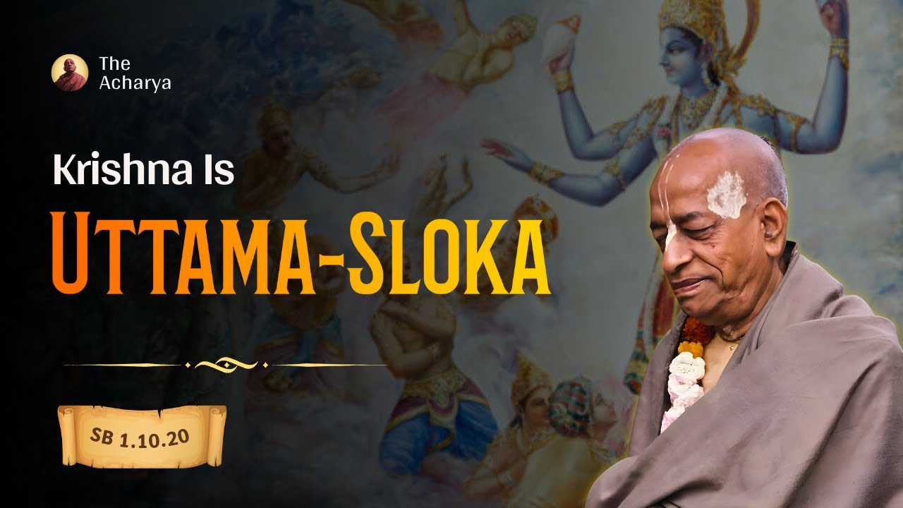 Krishna Is Uttam-Sloka | SB 1.10.20 | Mayapur | Srila Prabhupada