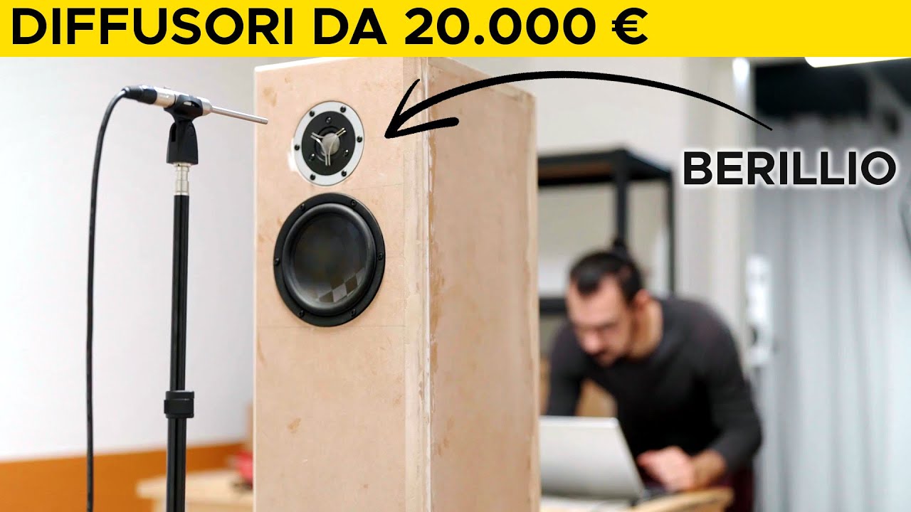 UN DIFFUSORE da VENTIMILA EURO con TWEETER in BERILLIO… ma AUTOCOSTRUITO !