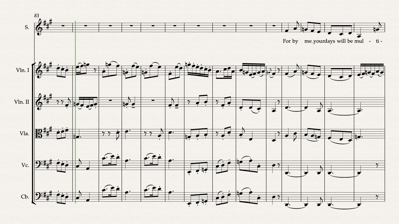 Birthday Cantata (M.C.W. Bell)