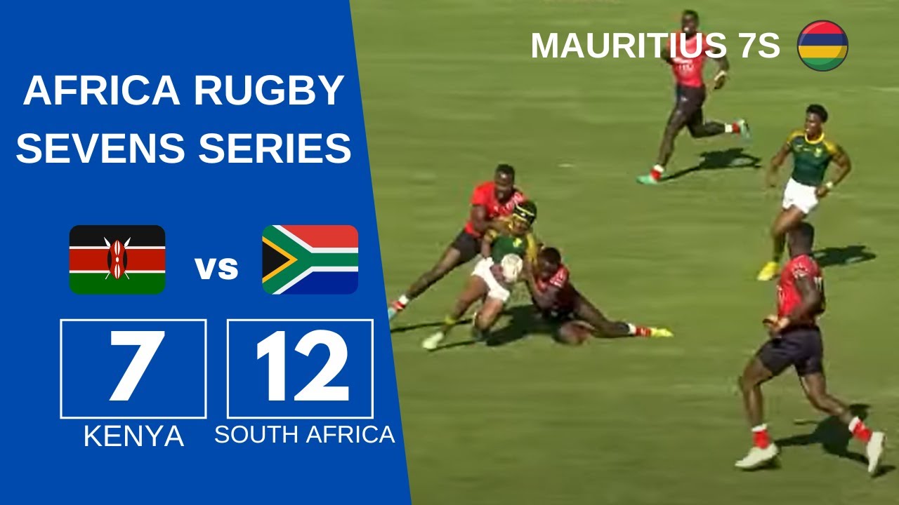 Kenya vs South Africa Rugby Africa Sevens Series 2024 in Mauritius 7s