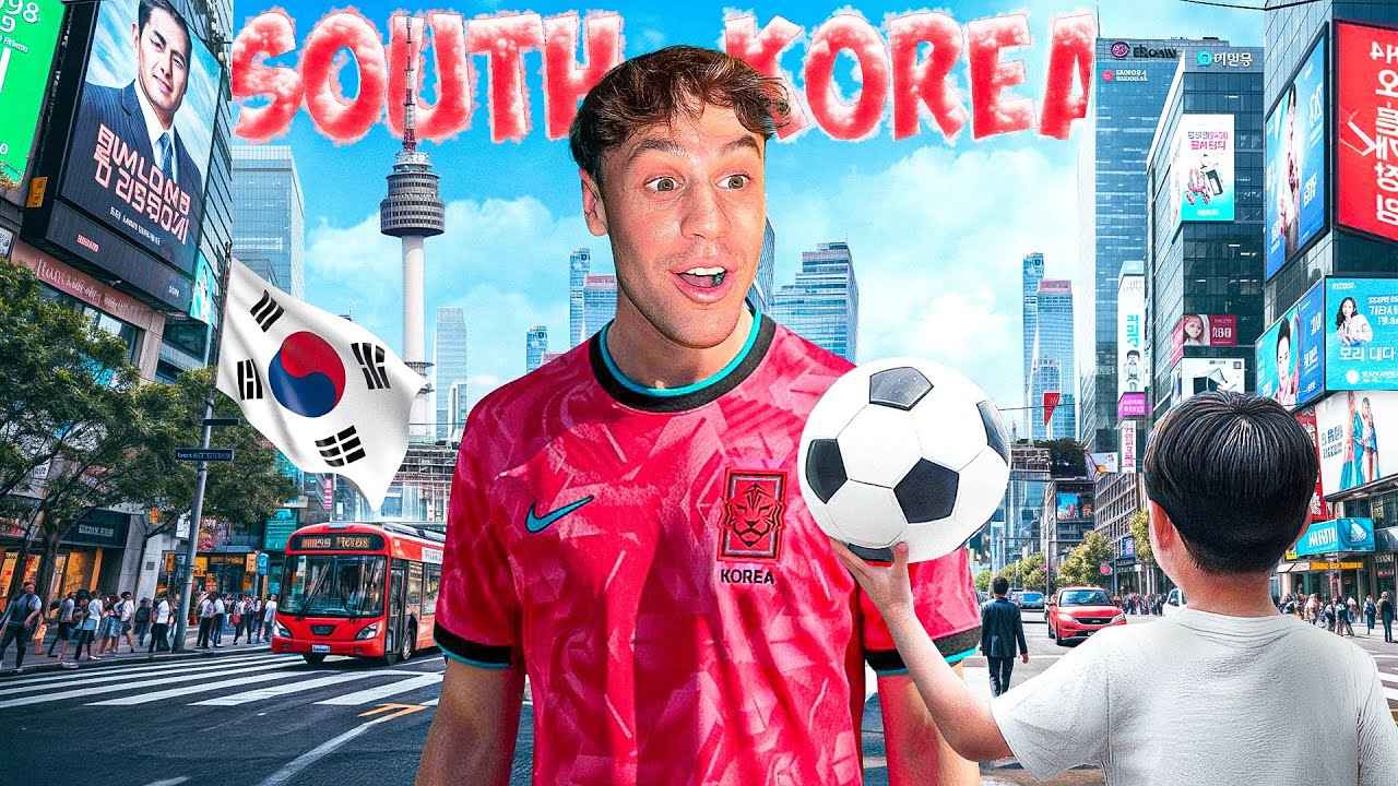 MY FIRST TIME IN SOUTH KOREA! 🇰🇷 (FOOTBALL IS CRAZY HERE!)