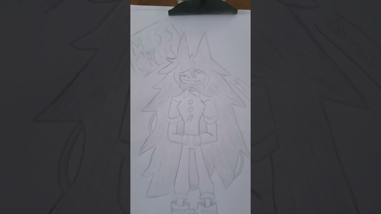 DESENHO DA MISS CIRCUS DE FUNDAMENTAL PAPER EDUCATION. 
