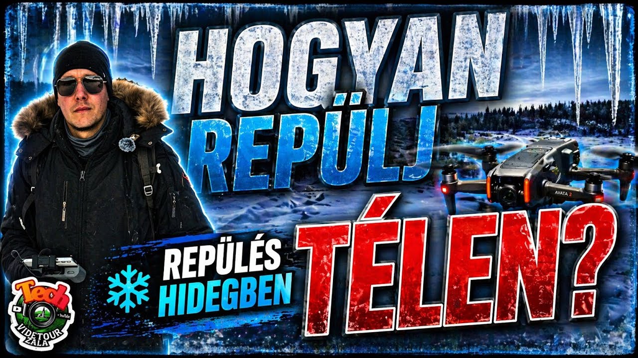 TECH,❄️ A repülés hidegben – drónozás téli körülmények között ❄️ 