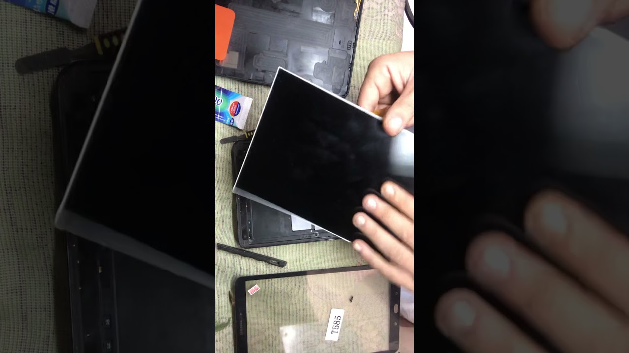 فك جهاز تابلت مدارس disassembley tap t585