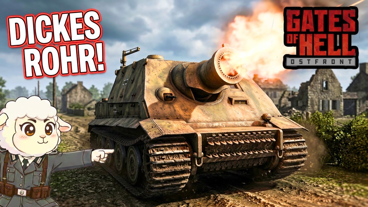 Gates of Hell Ostfront I Multiplayer 2vs2 I Der Sturmm&ouml;rser-Tiger hat ein dickes Rohr