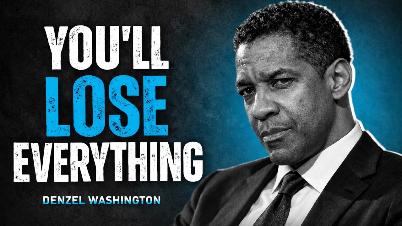 If You Can't Control This, You'll Lose Everything | Denzel Washington Speech
