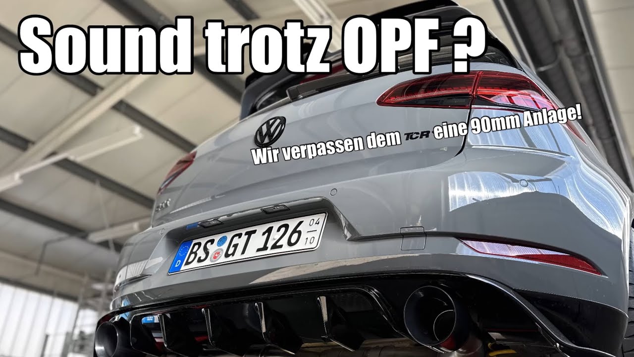 Ist Sound am TCR trotz OPF möglich? Wir verpassen ihm eine 90mm Klappenanlage