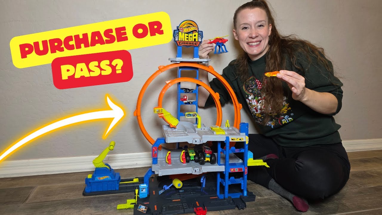 Hot Wheels Track Set Review 🚗 | Loops, Garage & Storage for 36 Cars!