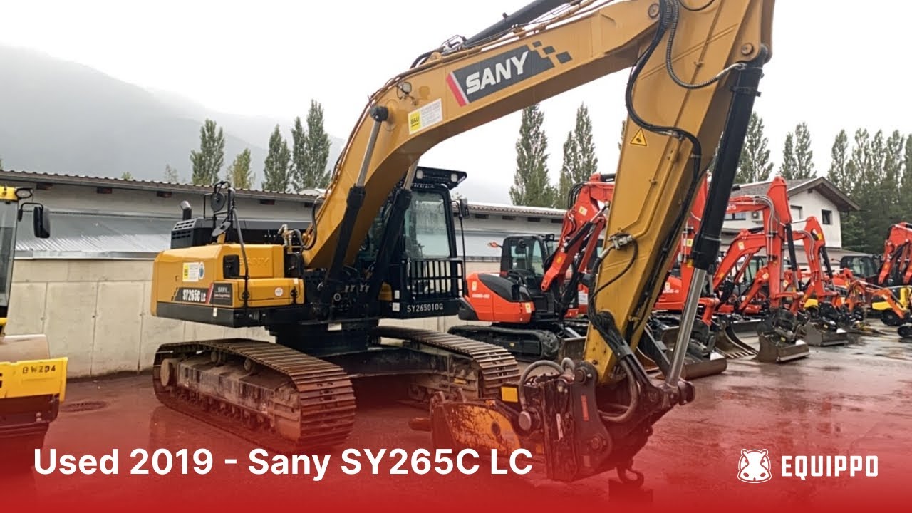 Used 2019 - Sany SY265C LC | Used Tracked Excavator | equippo.com |