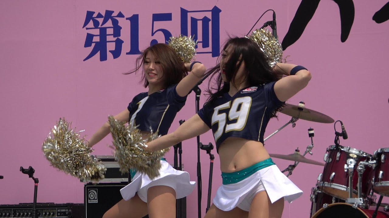 Cheerleading Xリーグ チアリーダー SEA-Cheer(オービックシーガルズ)　@かわさき楽大師まつり2019