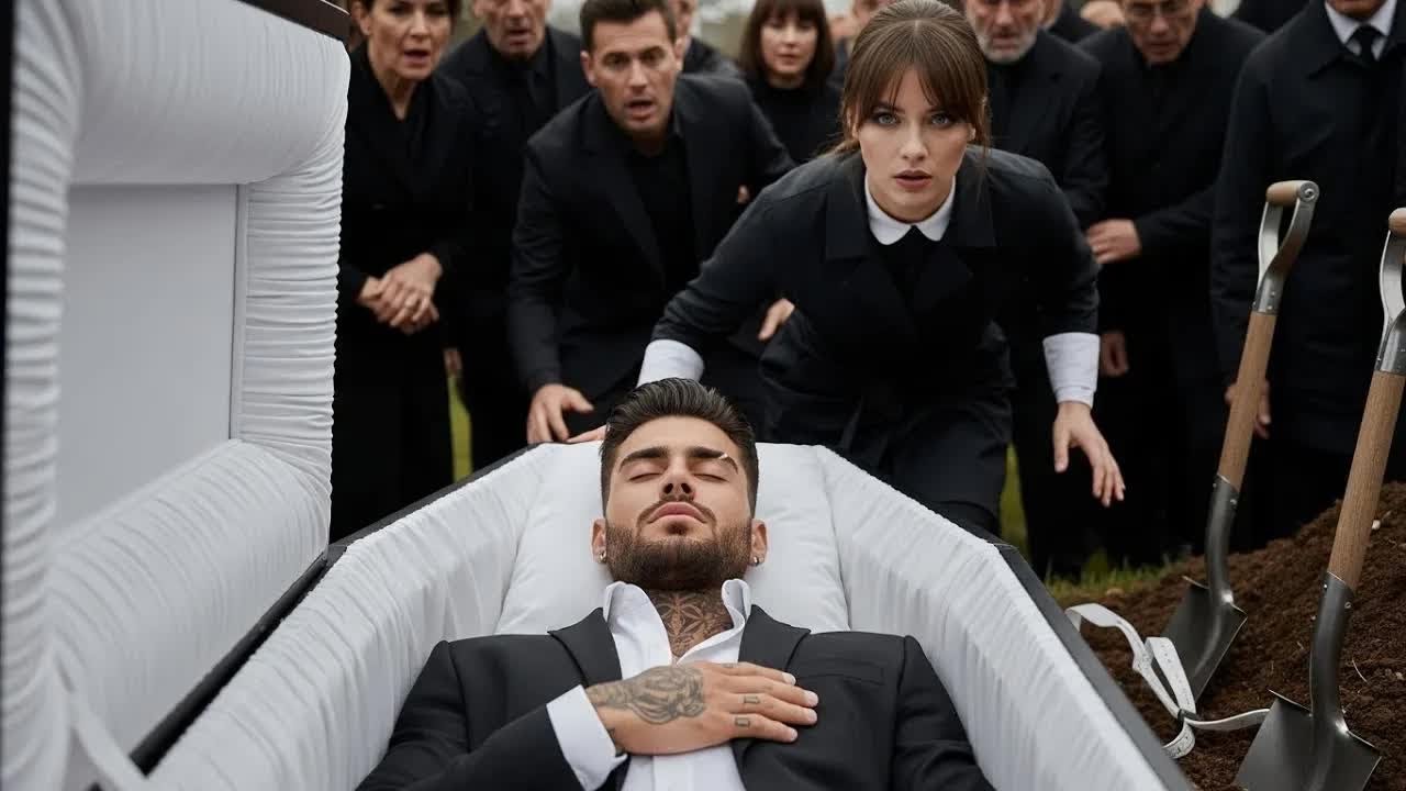 Don't Bury Him  Waitress Crashed the Mafia Boss's Funeral — What Happened Next Left Everyone Frozen