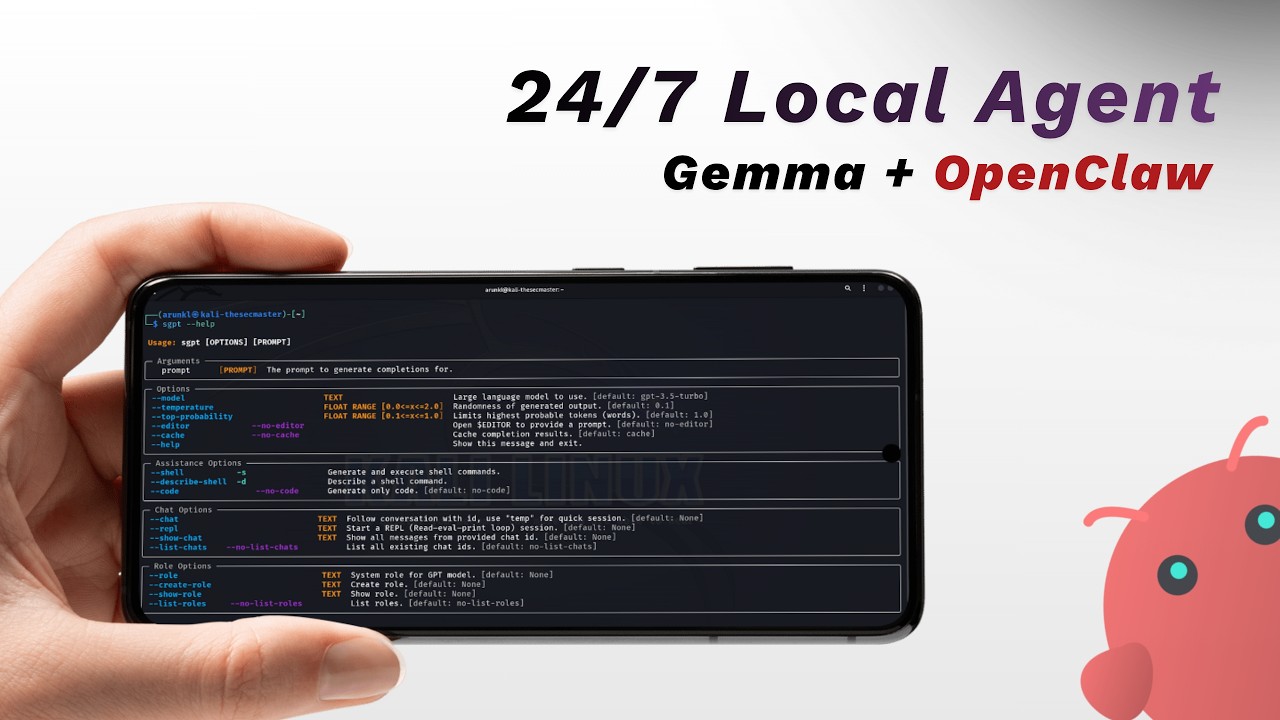 Run local AI Agent on Any Android phone 