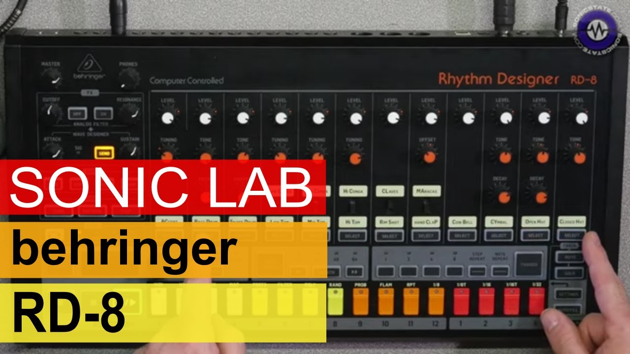 SonicLAB: драм-машина Behringer RD-8 — первый взгляд