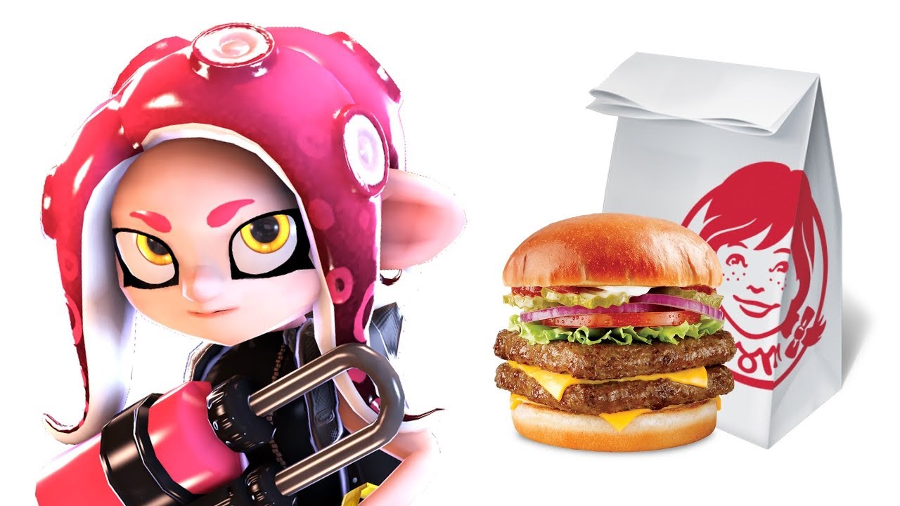Персонажи SPLATOON и их любимая еда/напитки