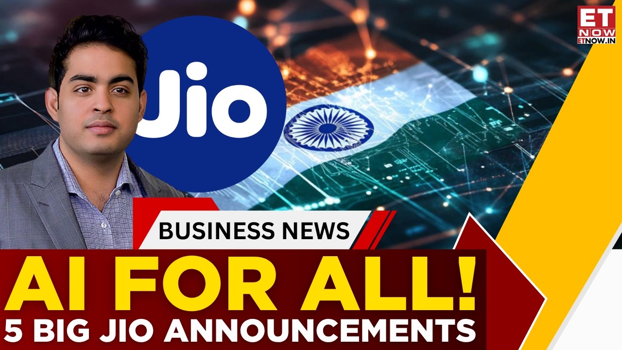 Акаш Амбани раскрыл план развития Jio из 5 пунктов для цифрового будущего Индии! | Jio выходит на...