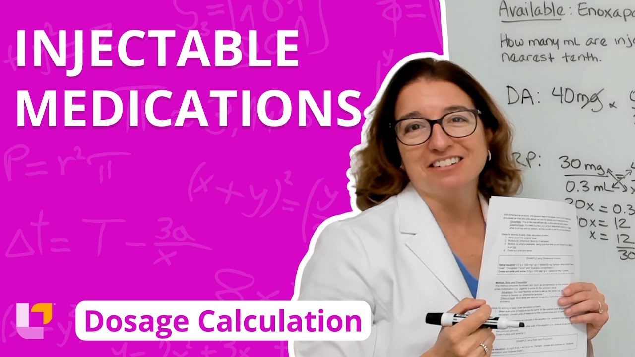 Injectable Medications - Dosage Calculation for Nursing Students | @LevelUpRN