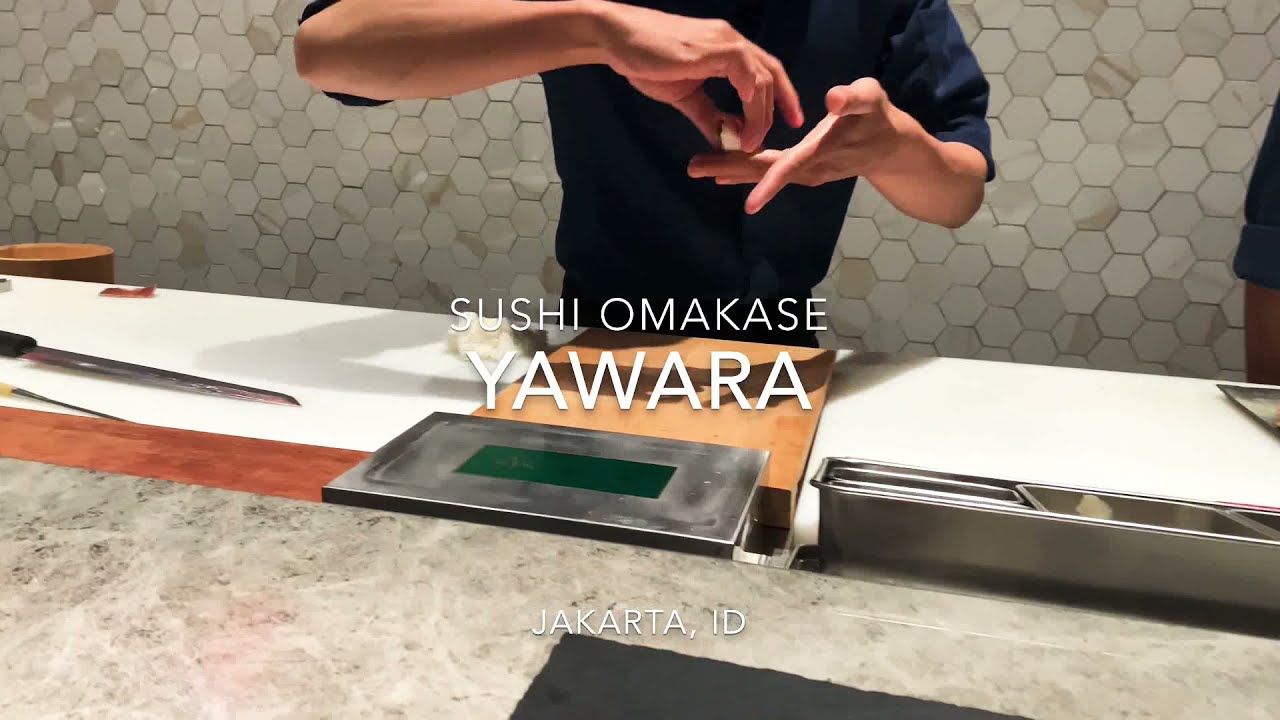 II Yawara - coba sushi omakase di Yawara Sequis tower, Jakarta