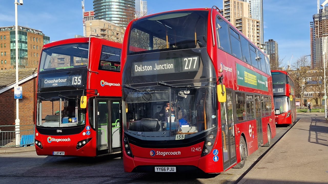 FULL JOURNEY | LONDON BUS 277 CROSSHARBOUR ASDA - DALSTON JUNCTION (YY66PJU) 12415