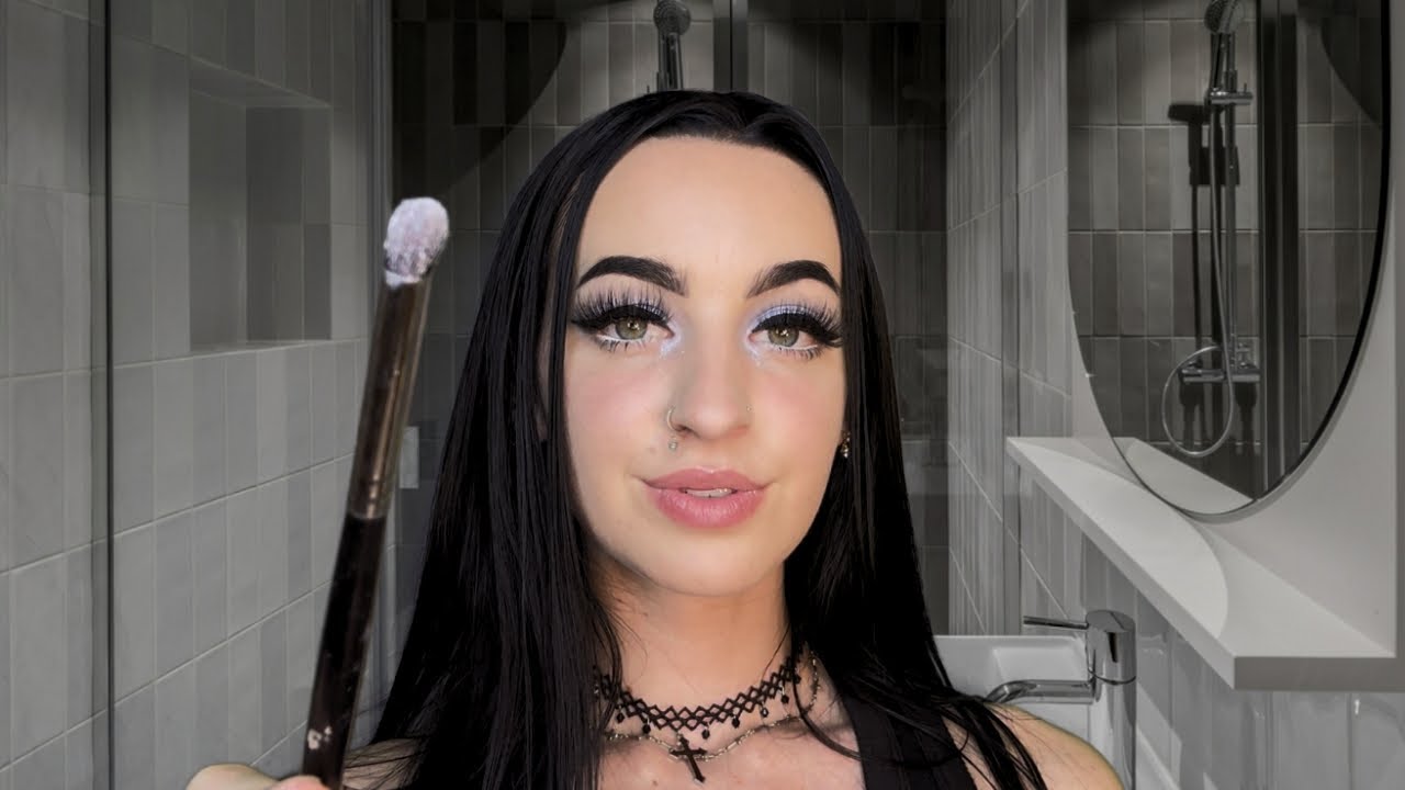 [ASMR] Doing Your Grey Eye Makeup To Match Mine RP