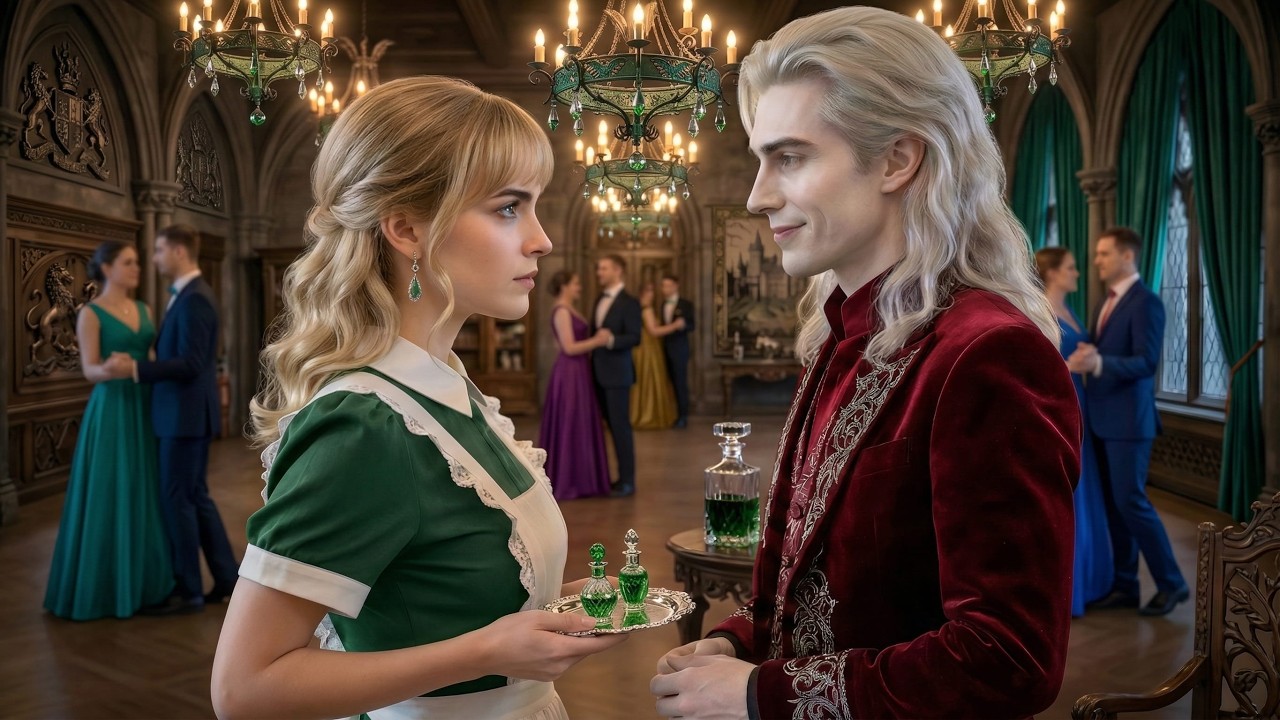 «Me casaré contigo si bailas mejor que ella», rió el Rey Vampiro — la camarera guardó silencio.