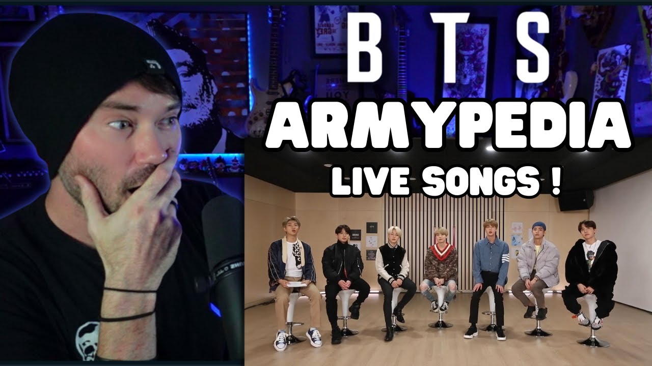 First Time Reaction to - BTS ARMYPEDIA LIVE SONGS!