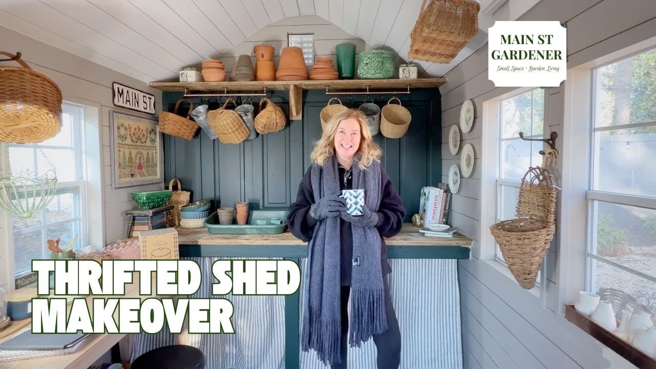 Inside My Thrifted Flower Shed (Part 2) | Favorite Finds + Functional Setup