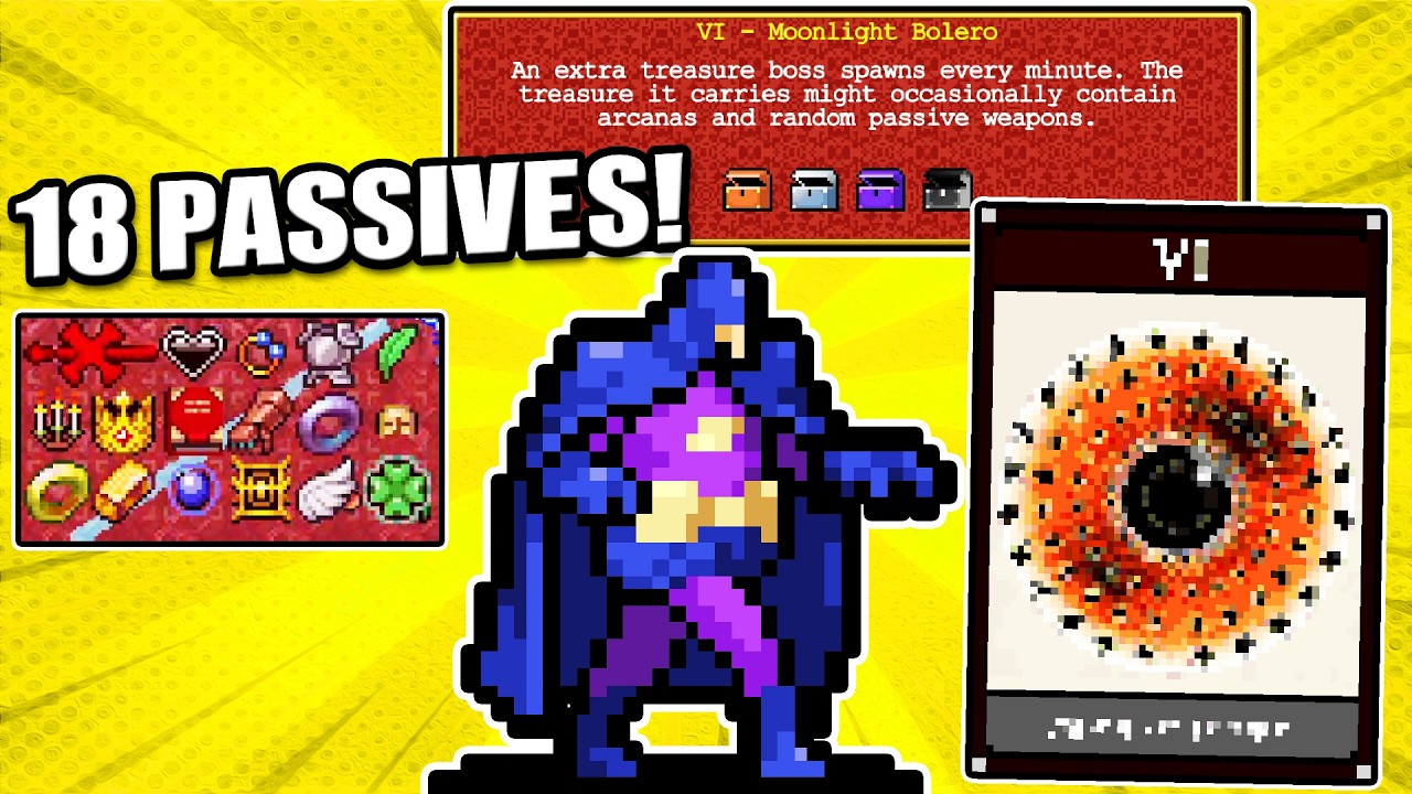 Moonlight Bolero is a broken new Darkasso (Arcana)! Vampire Survivors