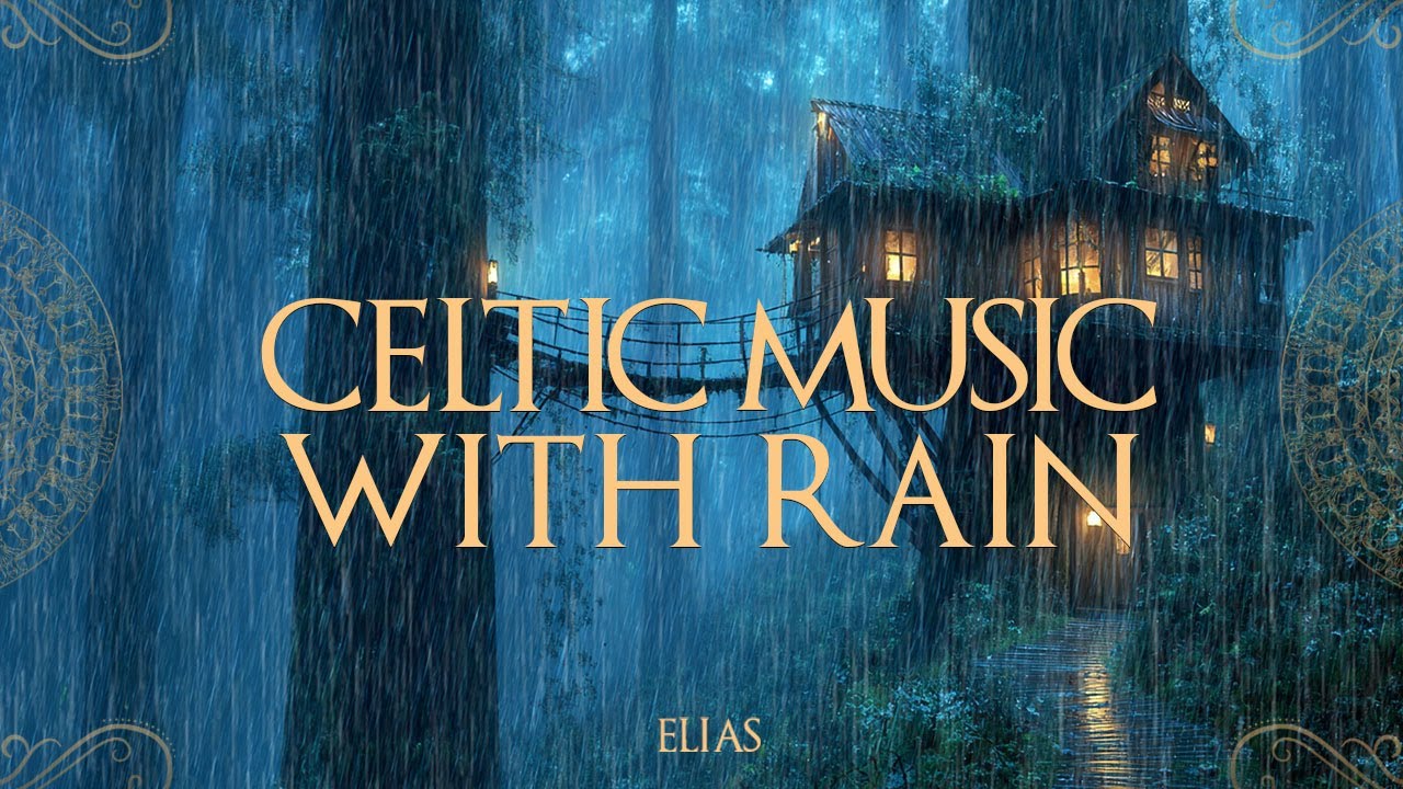 Medieval Celtic Music with Rain – Misty Forest Soundscape – Study, Sleep & Deep Relaxation