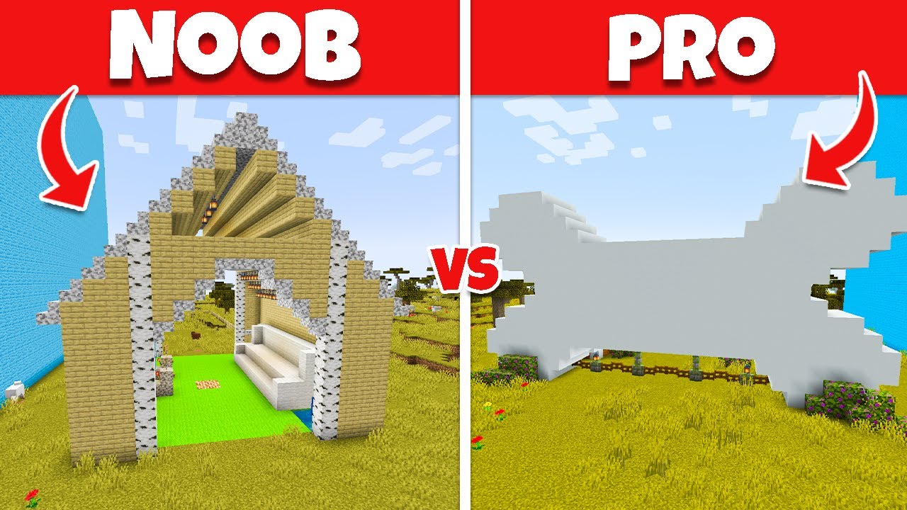 Aphmau Crew builds a DOG HOUSE | NOOB vs PRO