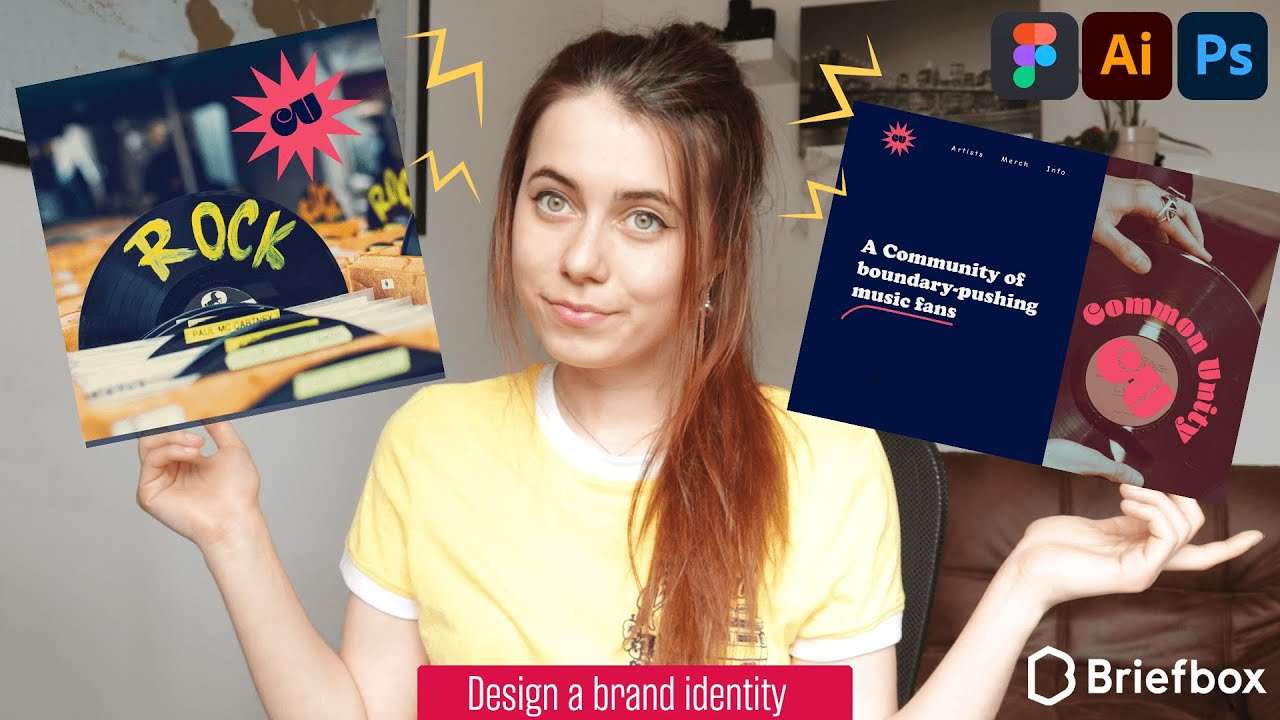 Designing a bold brand identity in the music industry  | brand identity + home page