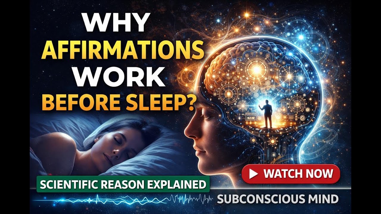 Why Affirmations Work Best Just Before Sleeping | Scientific Reason Behind Night Affirmations