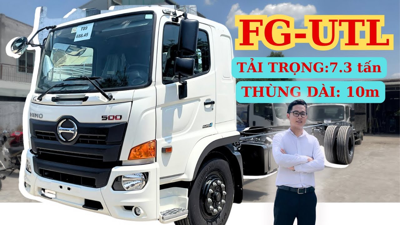 ĐẦU XE HINO 500 FG-UTL TH&Ugrave;NG D&Agrave;I 10M #HINO #hinofl #hinofg #hinofc #hinofg_utl