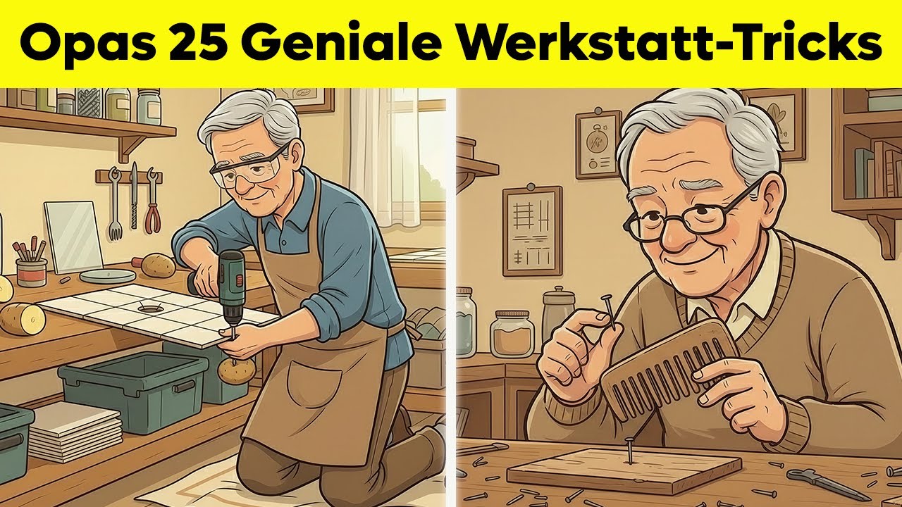 Opas 25 Geniale Werkstatt-Tricks, Die Dich Völlig Umhauen Werden Und Das Leben Einfacher Machen!