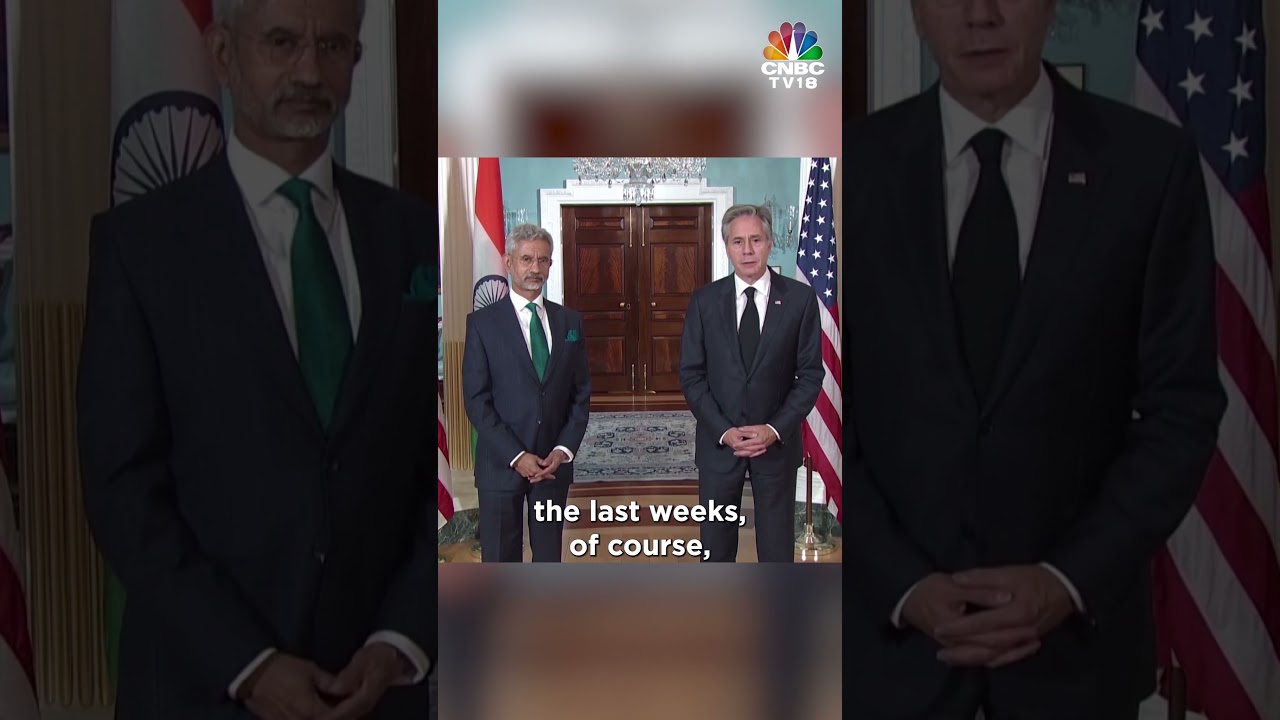 India-US Ties: EAM Jaishankar Meets US Secretary Of State Antony Blinken | IN18S | CNBC TV18