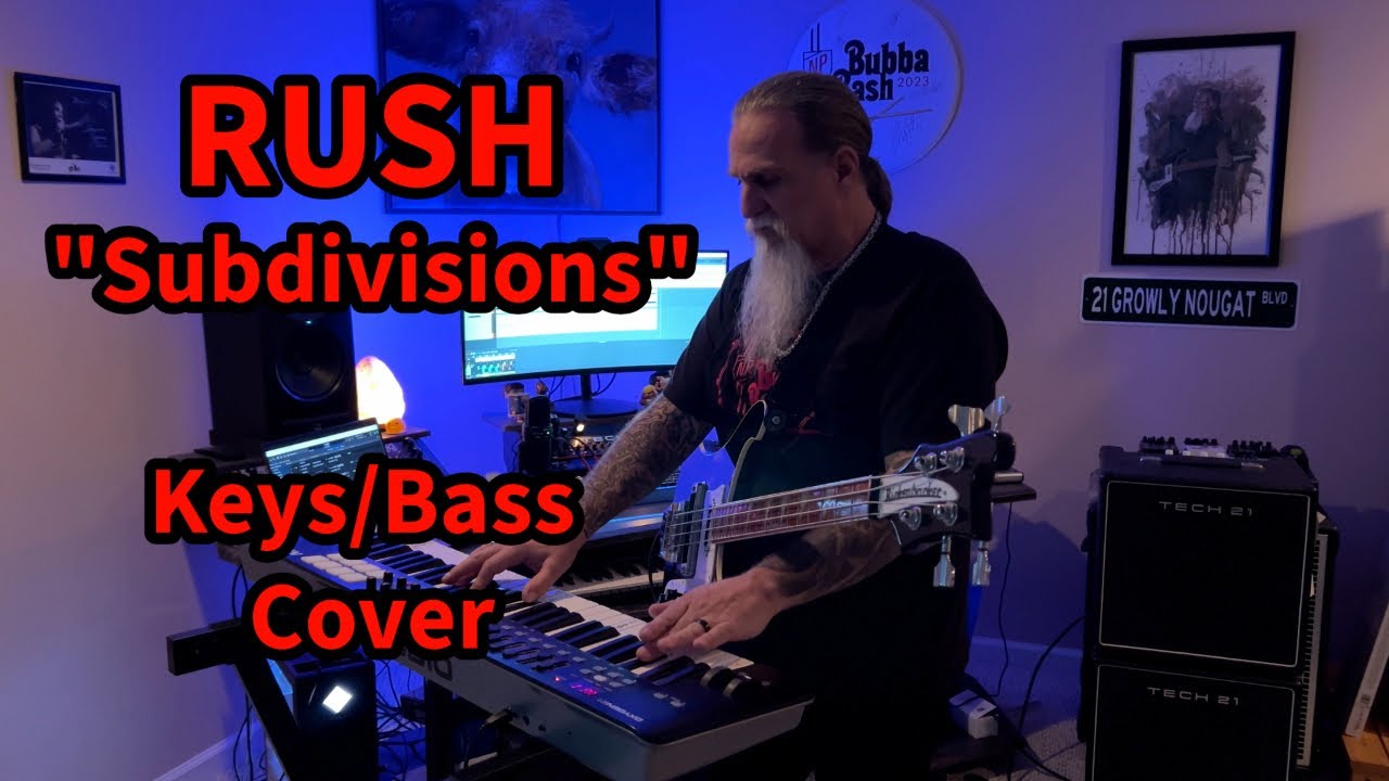 RUSH "Subdivisions" Keys/Bass Cover