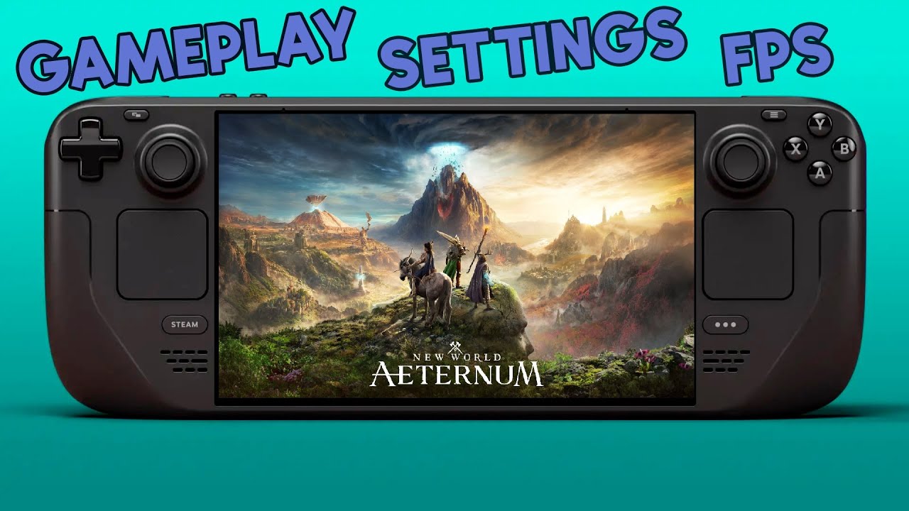 MMORPG на Steam Deck: New World: Aeternum (Gameplay | Framerate | Тест FPS )