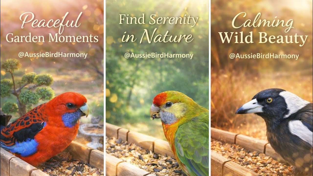 Birds at the Feeder for 3 Hours 🐦🎹 | Soft Piano Jazz for Relaxation, Sleep & Study. #birdsounds 