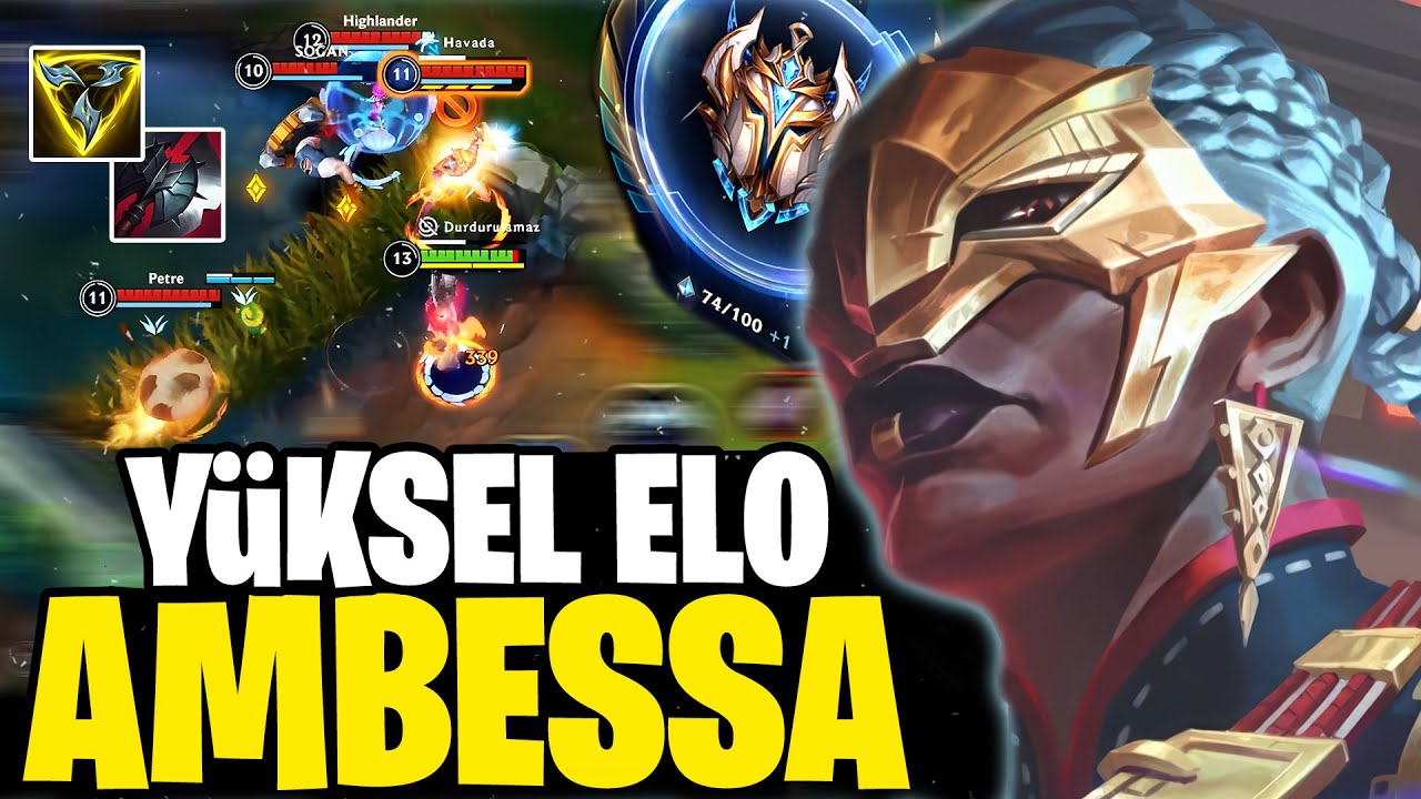 Ambessa'nın gücü çıldırtıyor! Challenger maçında yok ettim 💪 - Wild Rift