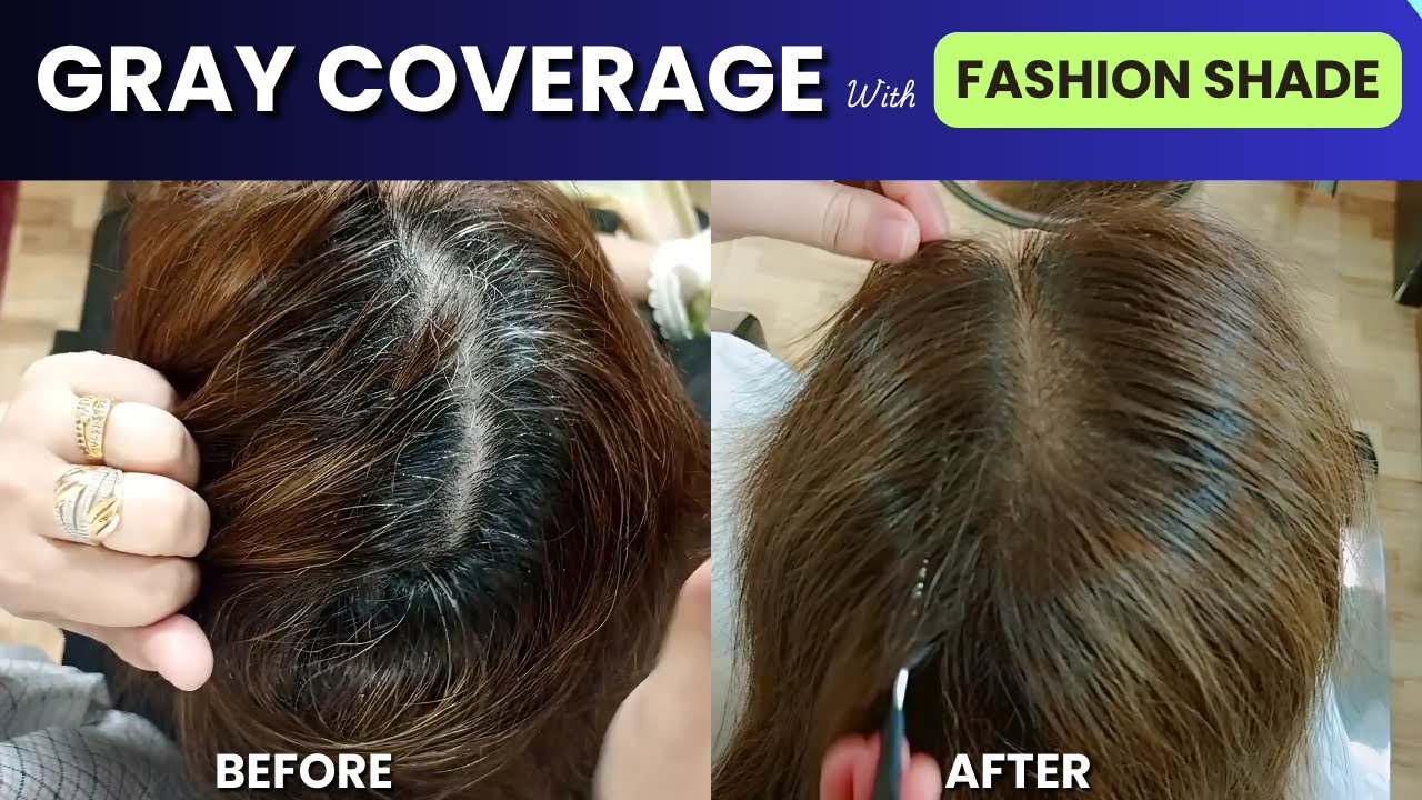 Hairs Gray Coverage with Fashion shade