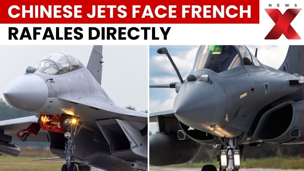 China J-16 vs Rafale: Rare Air Combat Drill Begins in Egypt | NewsX