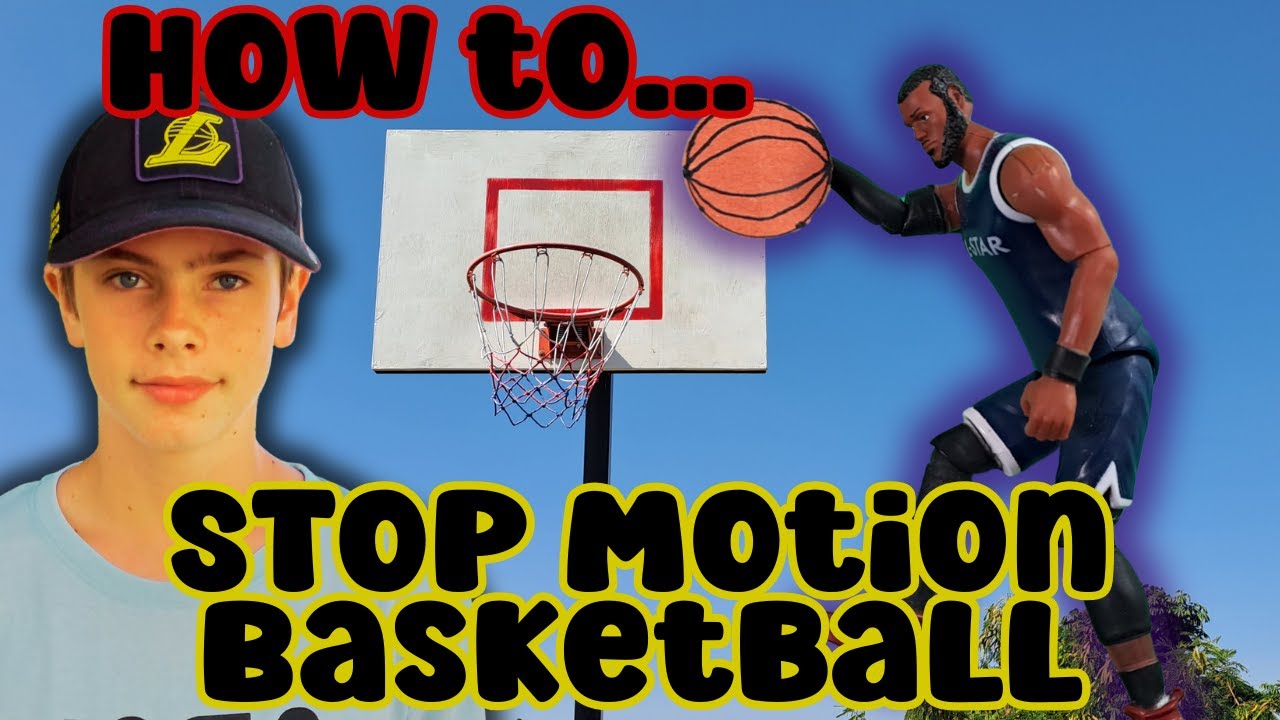 Stop Motion Props for Basketball with LeBron James