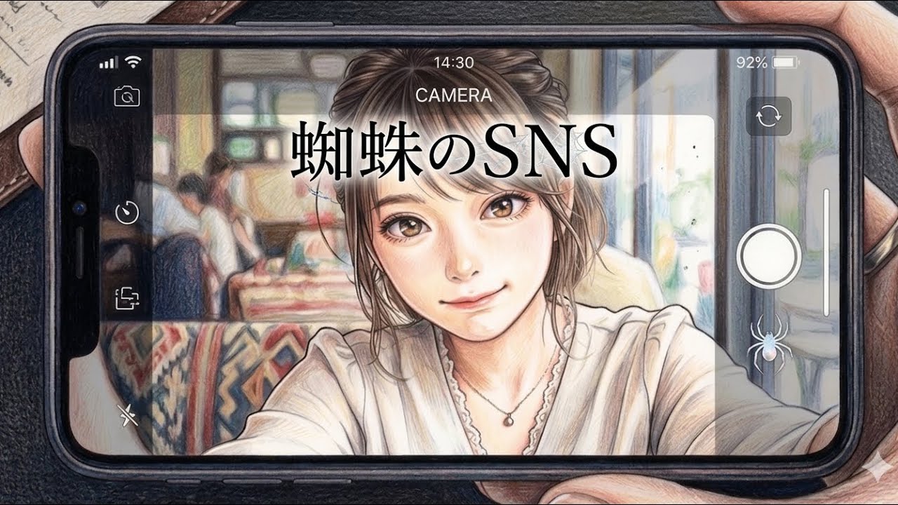 【全韻踏み】蜘蛛のSNS【アニメーションMV】もん庭鳥もん