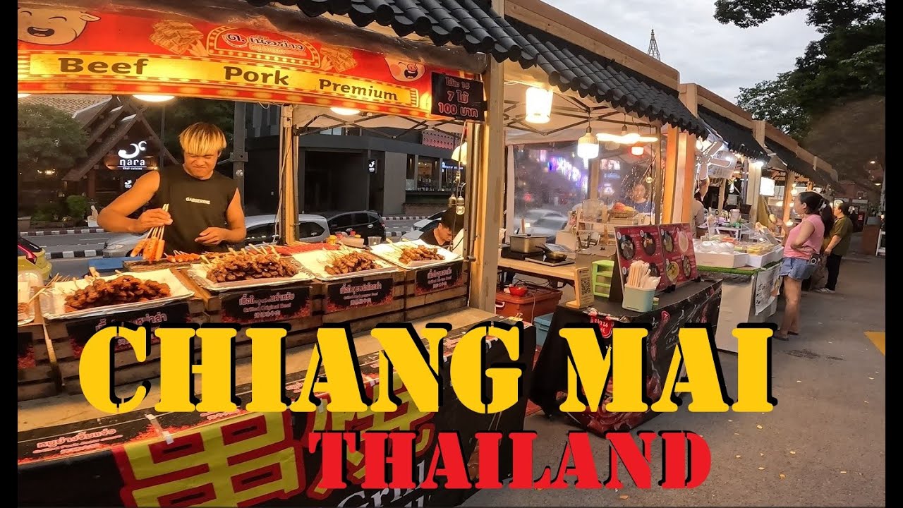 🇹🇭 Walking CHIANG MAI, Thailand: Nimman Road