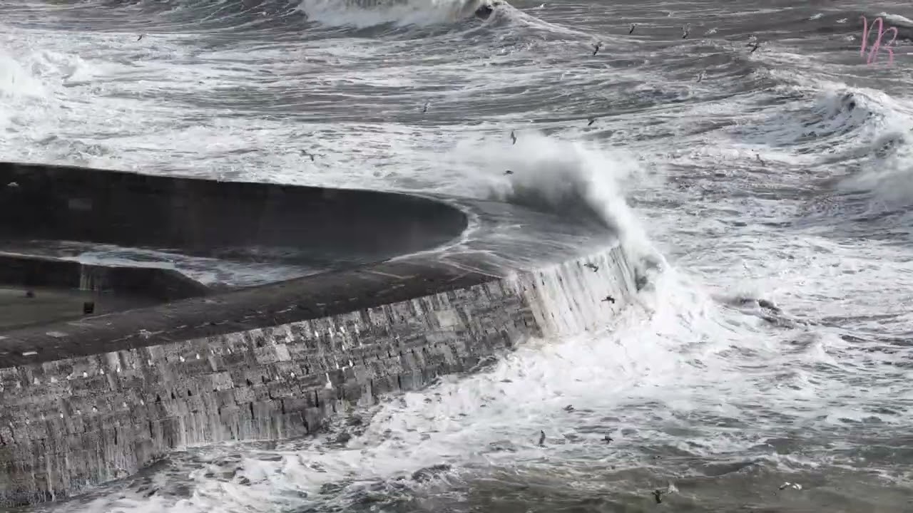 Storm Chandra at Lyme Regis 27th January 2026