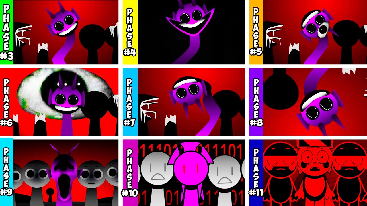 New Phases 3-11 in Incredibox Sprunki!