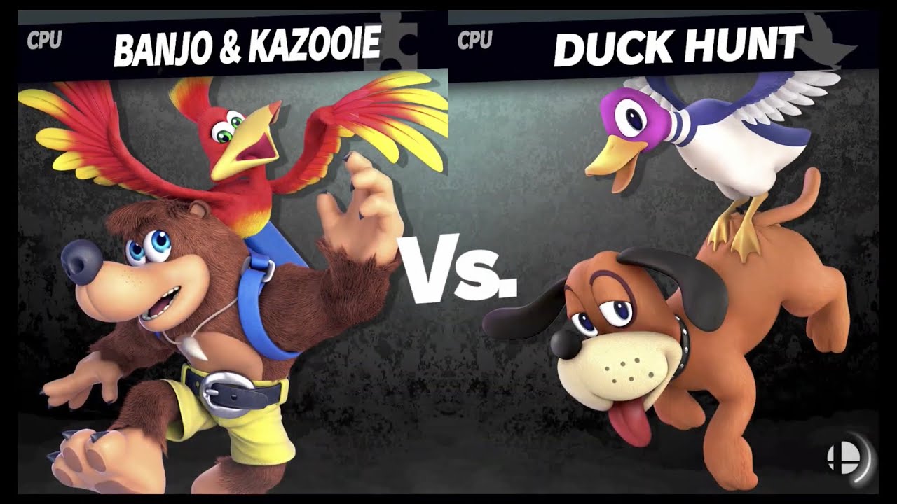 Super Smash Bros. Ultimate - Banjo & Kazooie VS Duck Hunt