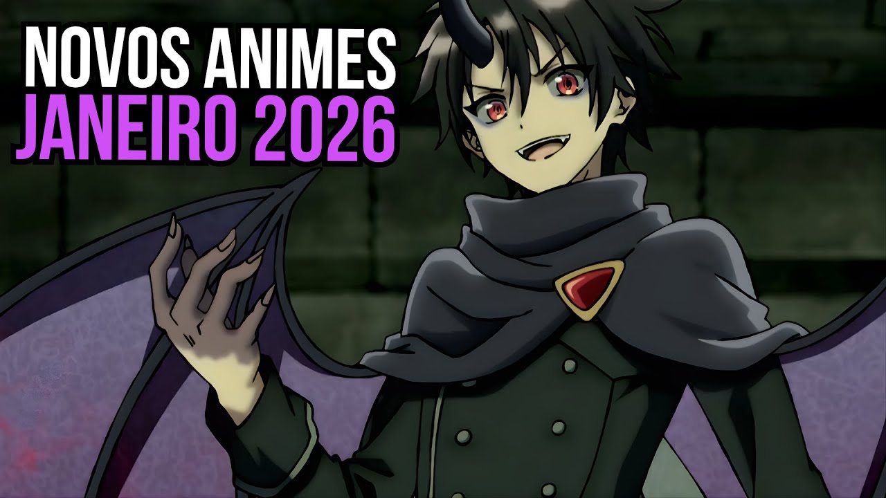 TODOS OS NOVOS ANIMES PRA JANEIRO DE 2026 - GUIA DE TEMPORADA