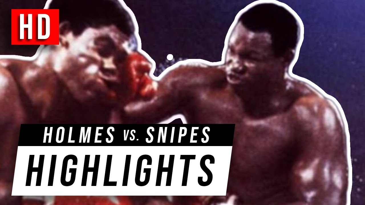 Larry HOLMES vs. Renaldo SNIPES (highlights)