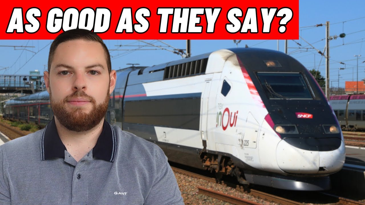 Путешествие первым классом на французском скоростном поезде TGV DUPLEX 🇫🇷